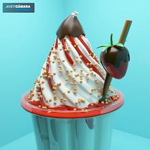 3D Ice Cream modeling Ein Projekt aus dem Bereich 3D, Design, Produktdesign, Grafikdesign, Marketing und Werbung von Javier Cámara - 20.09.2016