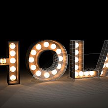 Práctica logo 3D iluminado. Render VRay. . % Juan Cubero Armendariz tarafından hazırlanan 3D, Animas, on, Ve Hareketli Grafikler projesi - 07.09.2016