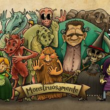 Ilustración "Monstruosamente". Un progetto di Belle arti e Illustrazione tradizionale di RULO Raul Perez Sanchez - 23.09.2016