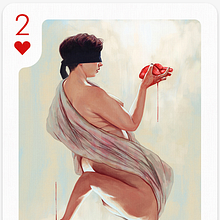 2 de Corazones. Un proyecto de Dirección de arte, Diseño editorial e Ilustración tradicional de Alexander Grahovsky - 25.09.2016