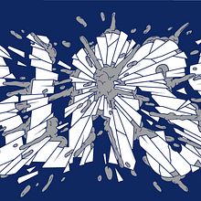 GLASS - Lettering - Crystal effect  Ein Projekt aus dem Bereich Kalligrafie, T und pografie von Uri Vinyals - 25.09.2016