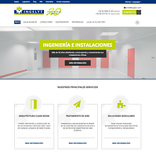 Diseño página web - Ingelyt. Un proyecto de Diseño Web de Néstor Tejero Bermejo - 26.09.2016