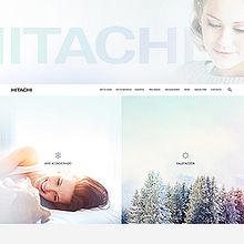 Hitachi Corporate Website. Un proyecto de Diseño interactivo, Diseño Web, UX / UI y Dirección de arte de Plastic Creative - 10.07.2016