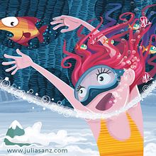 Ilustración infantil. Un proyecto de Diseño de personajes, Diseño editorial e Ilustración tradicional de Julia Sanz - 26.09.2016