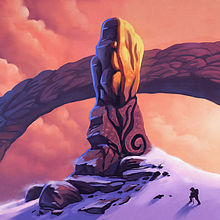 Monolith. Projekt z dziedziny Trad, c i jna ilustracja użytkownika Rubén Megido - 21.09.2016