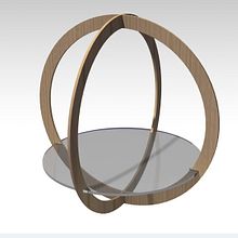 Expositor colgante madera-cristal. Un proyecto de Diseño de producto de Juana María Victoria Sardón - 27.09.2016