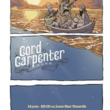 Cartel para Cord Carpenter. Un proyecto de Diseño, Eventos, Ilustración tradicional, Música y Publicidad de Ivan Retamas - 27.09.2016