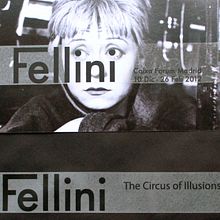 Invitación para la exposición de Fellini "The Circus of Illusions" en CaixaForum (Madrid). Un proyecto de Br, ing e Identidad, Cine, Diseño editorial, Diseño gráfico y Marketing de Sergio Castañeda - 27.09.2012