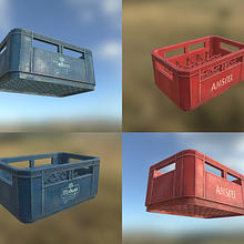 Low poly props. 3D, and Game Design project by Carlos Sánchez Muñoz - 09.28.2016