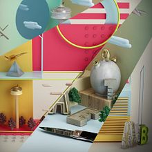 - Albacete -  Mi Proyecto del curso: Dirección de Arte con Cinema 4D. 3D, and Art Direction project by Raúl Torres - 09.28.2016