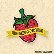 SPRING GARDENS  CAFÈ/RESTAURANT. Un progetto di Design e Illustrazione tradizionale di Jimmie Love - 29.06.2011