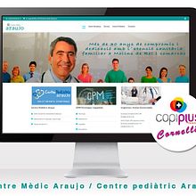 Diseño web Centre Mèdic Araujo. Un projet de Webdesign de Magda Semidey - 19.09.2016