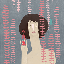 BATH IN THE GARDEN. Un proyecto de Ilustración tradicional de Ángela de la Vega - 02.10.2016