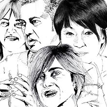 RETRATOS | Ilustración editorial. Un proyecto de Ilustración tradicional e Ilustración editorial de Barantza - 24.09.2016