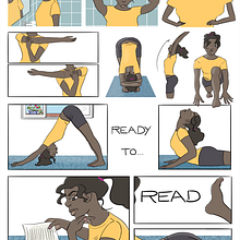 Ready to read. Comic project by Verónica G. Lagos - 06.24.2016