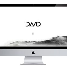 Web personal. Graphic Design, and Web Design project by David Santás - 10.02.2016