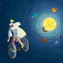 Viajes en Bicicleta. Traditional illustration project by Luciana Bicalho - 10.03.2016