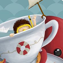 Baby Shower Mariner. Traditional illustration project by Luciana Bicalho - 10.03.2016
