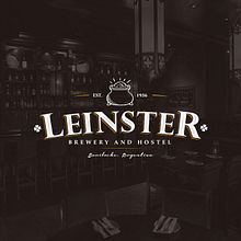 Leinster "Brewery n' Hostel" Ein Projekt aus dem Bereich Br, ing und Identität, Grafikdesign, T und pografie von Leandro Bos - 03.10.2016