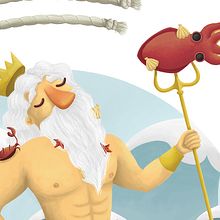 Neptuno. Un proyecto de Ilustración tradicional de Luciana Bicalho - 03.10.2016