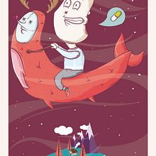 A trip through my brain . % Piru Zeraus tarafından hazırlanan Karakter Tasarımı, Geleneksel illüstras, Ve on projesi - 10.04.2016