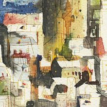 Piano Rojo. Architecture, Fine Arts, Traditional illustration, and Painting project by Víctor Escandell - 10.04.2016