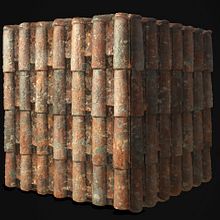 PBR Procedural Roof Tiles. Un proyecto de 3D de Carlos Sánchez Muñoz - 04.10.2016
