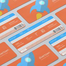 Divertown. Un progetto di Br, ing, Br, identit, Direzione artistica, Design e Graphic design di Montse Cordova - 05.10.2016