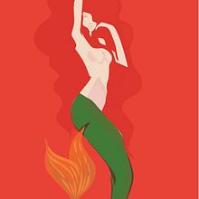 Sirena. Un progetto di Illustrazione tradizionale di Leandro Tinoco Rivas - 05.10.2016