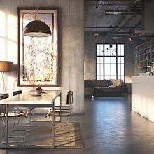 ILUMINACION INTERIOR. 3D, and Architecture project by Jose Luis Morla Carvajal - 10.05.2016