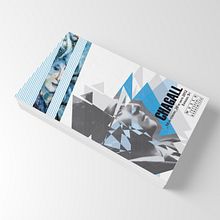 INVITACIONES PARA LA EXPOSICIÓN DE CHAGALL EN EL MUSEO THYSSEN. Un proyecto de Collage, Diseño, Diseño editorial y Diseño gráfico de Marina Alonso San Miguel - 05.10.2016
