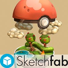 Viviendo en una Poké Ball . Un proyecto de 3D de Jesús Orgaz Polo - 05.10.2016