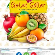 Publicidad Gelat Soller®. Un projet de Design , Design graphique, Marketing , et Publicité de Marti Guardiola - 06.10.2016