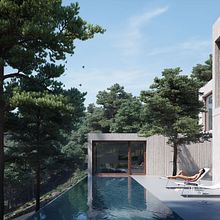 Casa en Sitges. Un progetto di 3D, Architettura, Interior design e Infografica di Phrame - 04.04.2016