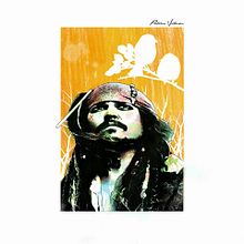 Jack Sparrow.. Un proyecto de Bellas Artes, Cine, Cine, vídeo, televisión, Diseño, Diseño de personajes, Diseño gráfico, Ilustración tradicional, Pintura y Televisión de patriciavillaronsanchez - 06.10.2016