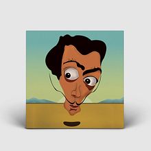 head in the desert. Traditional illustration project by Gabriel Fernández - 06.07.2016