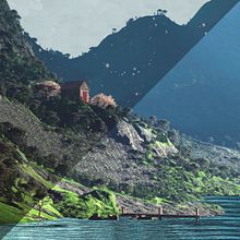 Práctica matte 2D a 3D con partículas.. Un proyecto de Animación, Cine, vídeo, televisión y Post-producción fotográfica		 de Juan Cubero Armendariz - 09.10.2016