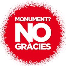 Serie de tres carteles contra el monumento franquista de Tortosa. Graphic Design, and Traditional illustration project by Cristian Porres - 10.10.2016