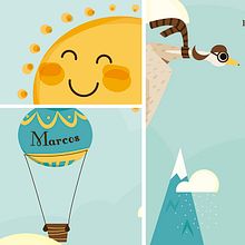 Medidor infantil. En las nubes.. Un proyecto de Ilustración tradicional de Ainara Tavárez - 11.08.2015