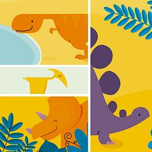 Medidor infantil. Dinosaurios. Un proyecto de Diseño de producto e Ilustración tradicional de Ainara Tavárez - 25.01.2016