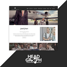 Website - Jose Jhan. Web Development, Design, Web Design, and UX / UI project by Cristhian George Lara Serrano - 06.29.2016