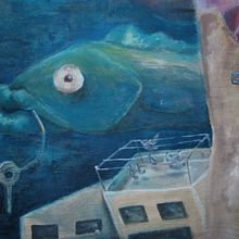 LA CLAU. Street Art, Fine Arts, Interior Design, Traditional illustration, and Painting project by Lara Gombau - 10.14.2016