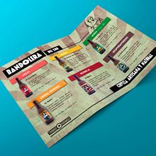 Tríptico Cervezas Bandolera Ein Projekt aus dem Bereich Verlagsdesign, Grafikdesign und Designverwaltung von Manuel Ortiz Domínguez - 16.10.2016