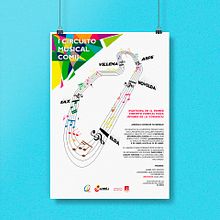 Diseño de carteleria - Ayuntamiento de Sax y Clínica MyMind. Un progetto di Design, Graphic design e Illustrazione tradizionale di Punts suspensius ilustración y diseño - 17.10.2016