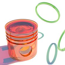 Infografía pistón y segmentos. 3D project by Alberto Mateo Rodríguez - 10.18.2016
