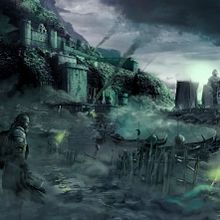 Matte-painting, Viking lands. 2015. Un projet de Beaux Arts, Cinéma, Illustration traditionnelle, Pa, sagisme, Conception d'éclairage , et Scénographie de Jesús Romero García - 19.12.2015