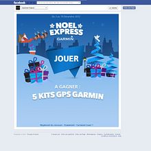 Garmin Noel Express. Traditional illustration, and Social Media project by Helen Sotillo - 08.22.2013