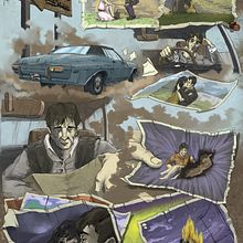 A dustland Fairytale, ilustración digital. 2016. Un projet de B, e dessinée, Conception de personnages, Illustration traditionnelle , et Peinture de Jesús Romero García - 18.11.2016