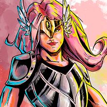 Banners publicitarios "Nueva Valquirias". Un progetto di Fumetto, Design e Illustrazione tradizionale di Punts suspensius ilustración y diseño - 23.10.2016