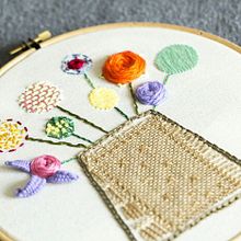 Dibujo del blog de DMC y Block #4 – Happy Happy de #thesplendidsampler. Un progetto di Artigianato di Alejandra Gómez Casas - 24.10.2016